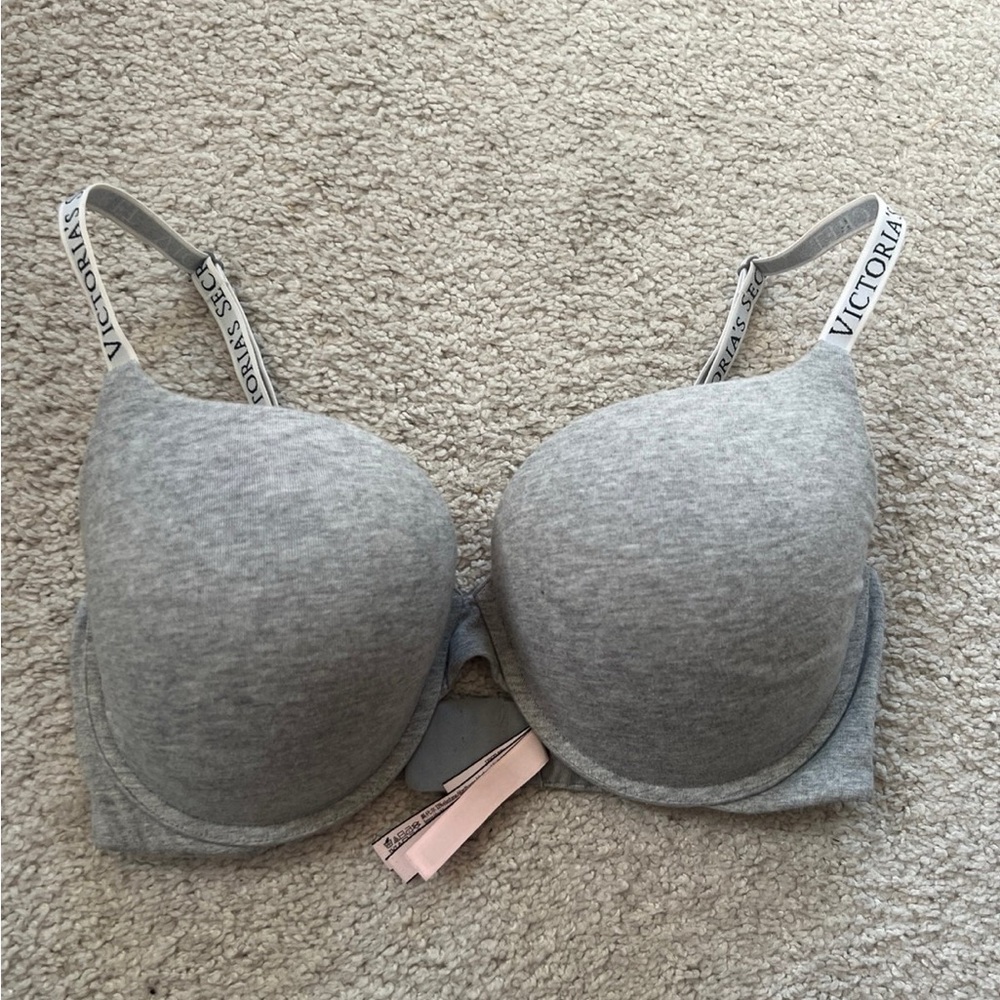 Victoria's Secret Gray Push-Up Bra